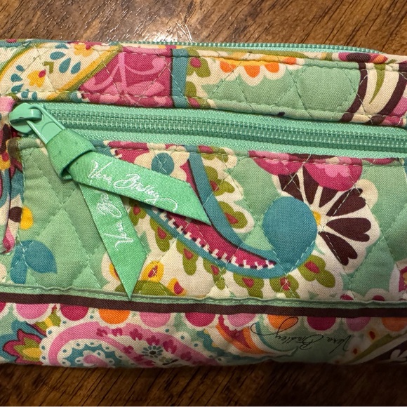 Vera Bradley Paisley Turn Lock Wallet - Picture 5 of 7